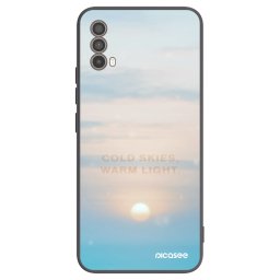 Fekete szilikon tok az alábbi mobiltelefonokra Motorola Moto E40 - COLD SKIES
