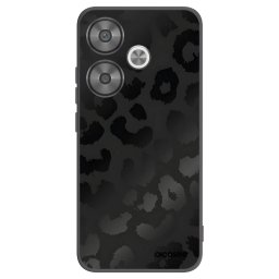 Fekete szilikon tok az alábbi mobiltelefonokra Xiaomi Poco F6 - Midnight Leopard