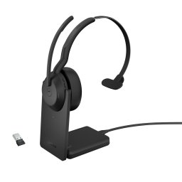 Jabra Evolve2 55/Mono/ANC/USB/BT-USB/Vezeték nélküli/MS/Stand/Black