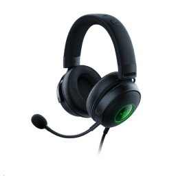 RAZER fejhallgató Kraken V3 Hypersense, USB, fekete