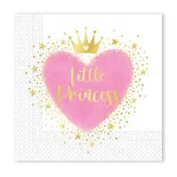 Hercegnők Little Princess szalvéta 20 db-os 33x33 cm FSC