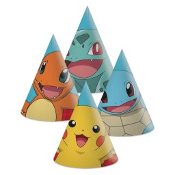 Pokémon Next Generation parti kalap, csákó 6 db-os FSC