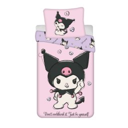 Hello Kitty Kuromi Be Yourself ágyneműhuzat 140×200cm, 70×90 cm