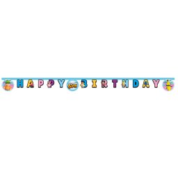 Stumble Guys Chaos Runner Happy Birthday felirat 200 cm FSC