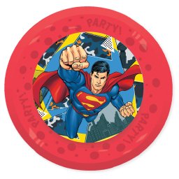 Superman Krypton micro prémium műanyag lapostányér 4 db-os szett 21 cm