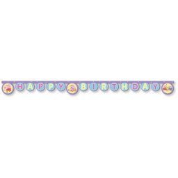 Peppa malac With Love Happy Birthday felirat 200 cm FSC