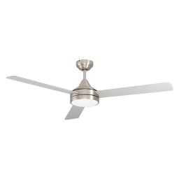 SESIMBRA matt nikkel mennyezeti ventilátoros lámpa - A készlet erejéig!