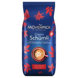 MÖVENPICK Kávé, pörkölt, szemes, 1000 g, MÖVENPICK "Schümli"