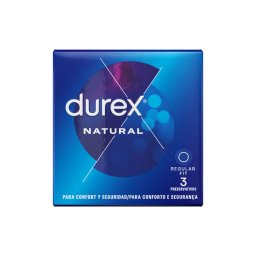 Durex Natural Classic - prmium vszerek 3 darabos kiszerelsben