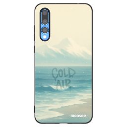 Fekete szilikon tok az alábbi mobiltelefonokra Huawei P20 Pro - COLD AIR
