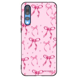 Fekete szilikon tok az alábbi mobiltelefonokra Huawei P20 Pro - Bow Aesthetic