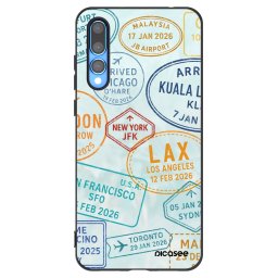 Fekete szilikon tok az alábbi mobiltelefonokra Huawei P20 Pro - PASSPORT EDITION