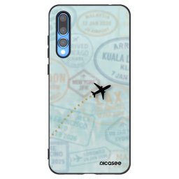 Fekete szilikon tok az alábbi mobiltelefonokra Huawei P20 Pro - FLIGHT PATH