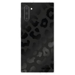 Átlátszó szilikon tok az alábbi mobiltelefonokra Samsung Galaxy Note 10 N970F - Midnight Leopard