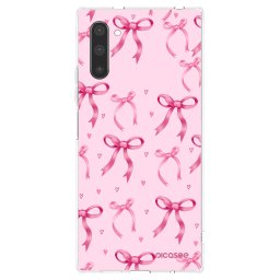 Átlátszó szilikon tok az alábbi mobiltelefonokra Samsung Galaxy Note 10 N970F - Bow Aesthetic