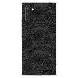 Átlátszó szilikon tok az alábbi mobiltelefonokra Samsung Galaxy Note 10 N970F - Dark Elegance