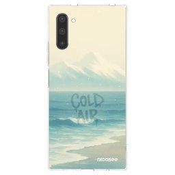 Átlátszó szilikon tok az alábbi mobiltelefonokra Samsung Galaxy Note 10 N970F - COLD AIR