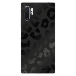 Átlátszó szilikon tok az alábbi mobiltelefonokra Samsung Galaxy Note 10+ N975F - Midnight Leopard