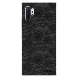 Átlátszó szilikon tok az alábbi mobiltelefonokra Samsung Galaxy Note 10+ N975F - Dark Elegance
