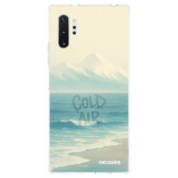 Átlátszó szilikon tok az alábbi mobiltelefonokra Samsung Galaxy Note 10+ N975F - COLD AIR