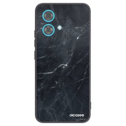 Fekete szilikon tok az alábbi mobiltelefonokra Motorola Edge 40 Neo - Black marble