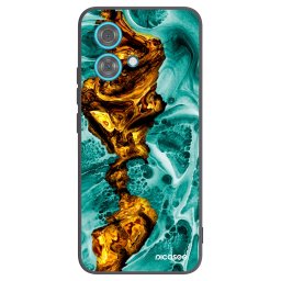 Fekete szilikon tok az alábbi mobiltelefonokra Motorola Edge 40 Neo - Goldsky
