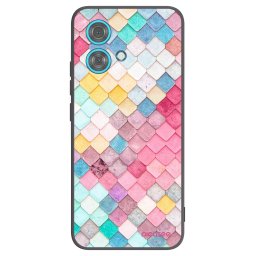 Fekete szilikon tok az alábbi mobiltelefonokra Motorola Edge 40 Neo - Colorful roof