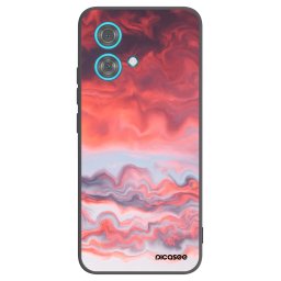 Fekete szilikon tok az alábbi mobiltelefonokra Motorola Edge 40 Neo - Sunset