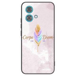 Fekete szilikon tok az alábbi mobiltelefonokra Motorola Edge 40 Neo - Carpe Diem