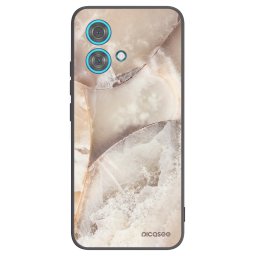Fekete szilikon tok az alábbi mobiltelefonokra Motorola Edge 40 Neo - Cream marble
