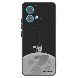 Fekete szilikon tok az alábbi mobiltelefonokra Motorola Edge 40 Neo - Astronaut
