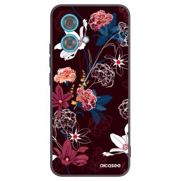 Fekete szilikon tok az alábbi mobiltelefonokra Motorola Edge 40 Neo - Dark Meadow
