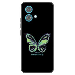 Fekete szilikon tok az alábbi mobiltelefonokra Motorola Edge 40 Neo - Diamanty Blue