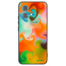 Fekete szilikon tok az alábbi mobiltelefonokra Motorola Edge 40 Neo - Juice