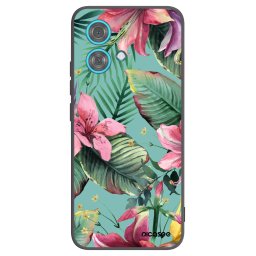 Fekete szilikon tok az alábbi mobiltelefonokra Motorola Edge 40 Neo - Hawaii