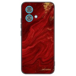 Fekete szilikon tok az alábbi mobiltelefonokra Motorola Edge 40 Neo - Red