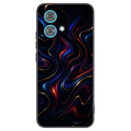 Fekete szilikon tok az alábbi mobiltelefonokra Motorola Edge 40 Neo - Noir