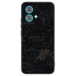 Fekete szilikon tok az alábbi mobiltelefonokra Motorola Edge 40 Neo - SCRATCH