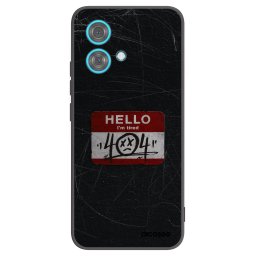 Fekete szilikon tok az alábbi mobiltelefonokra Motorola Edge 40 Neo - HELLO 404