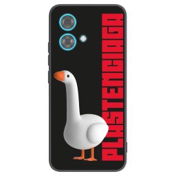 Fekete szilikon tok az alábbi mobiltelefonokra Motorola Edge 40 Neo - Kiky Ricky