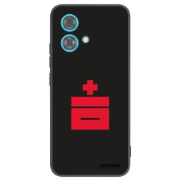 Fekete szilikon tok az alábbi mobiltelefonokra Motorola Edge 40 Neo - Le Plastenciaga