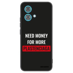 Fekete szilikon tok az alábbi mobiltelefonokra Motorola Edge 40 Neo - More PLASTENCIAGA