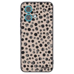 Fekete szilikon tok az alábbi mobiltelefonokra Motorola Edge 40 Neo - Dots