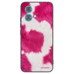 Fekete szilikon tok az alábbi mobiltelefonokra Motorola Edge 40 Neo - Pink Moo
