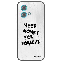 Fekete szilikon tok az alábbi mobiltelefonokra Motorola Edge 40 Neo - White Dollar