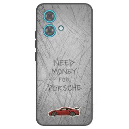 Fekete szilikon tok az alábbi mobiltelefonokra Motorola Edge 40 Neo - Garage Scratch