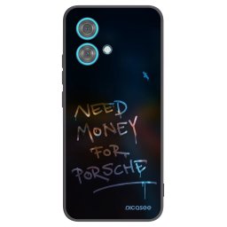 Fekete szilikon tok az alábbi mobiltelefonokra Motorola Edge 40 Neo - Neon Nights