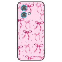 Fekete szilikon tok az alábbi mobiltelefonokra Motorola Edge 40 Neo - Bow Aesthetic