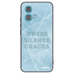 Fekete szilikon tok az alábbi mobiltelefonokra Motorola Edge 40 Neo - SILENCE