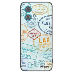 Fekete szilikon tok az alábbi mobiltelefonokra Motorola Edge 40 Neo - PASSPORT EDITION